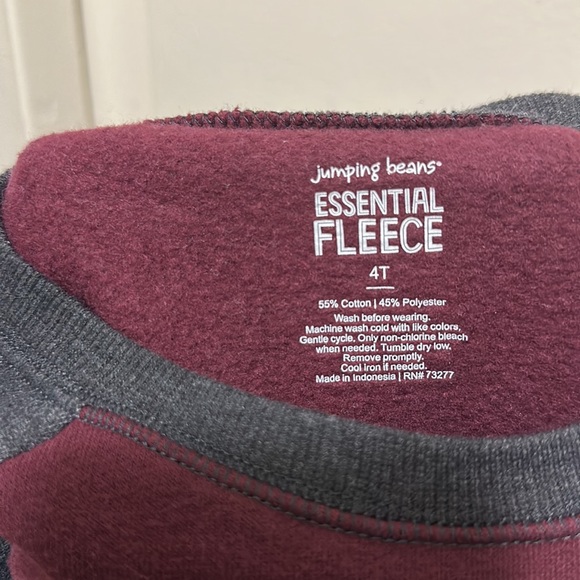 Jumping Beans Toddler Fleece Crewneck Sweatshirt - Picture 3 of 3